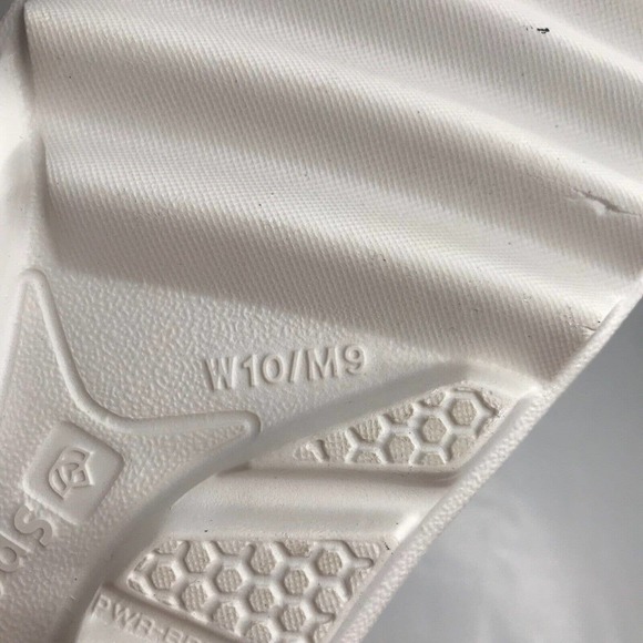 Spenco Fusion 2 Pearlized Slide Womens 10 Mens 9 Black Recovery Sandal Arch - Picture 8 of 8